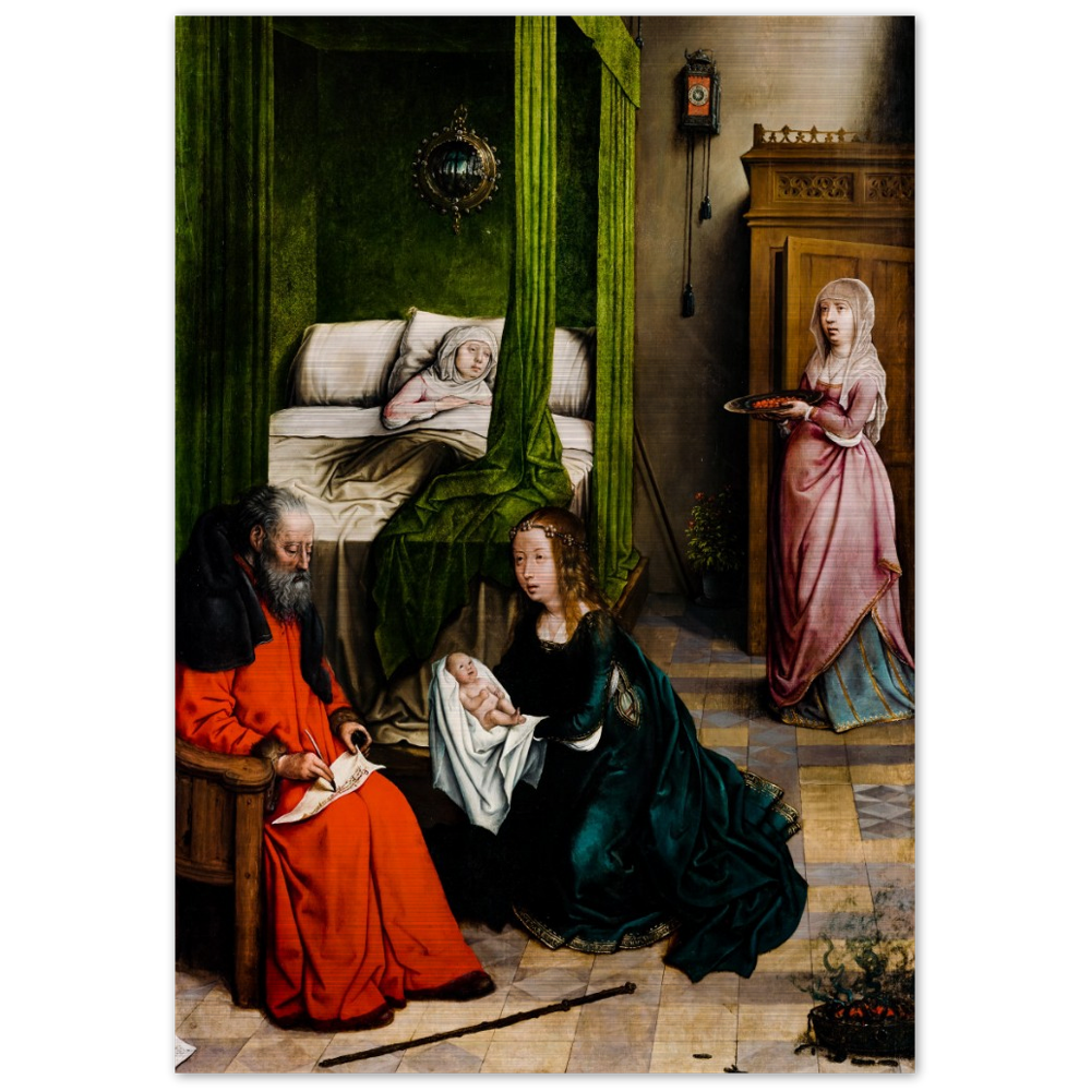 The Birth and Naming of John the Baptist ✠ Brushed #Aluminum #AluminumPrint