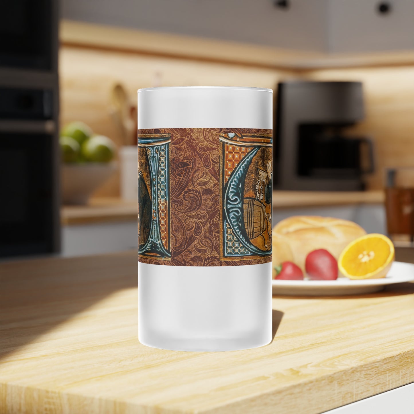 Medieval Glory - Frosted Glass Beer Mug