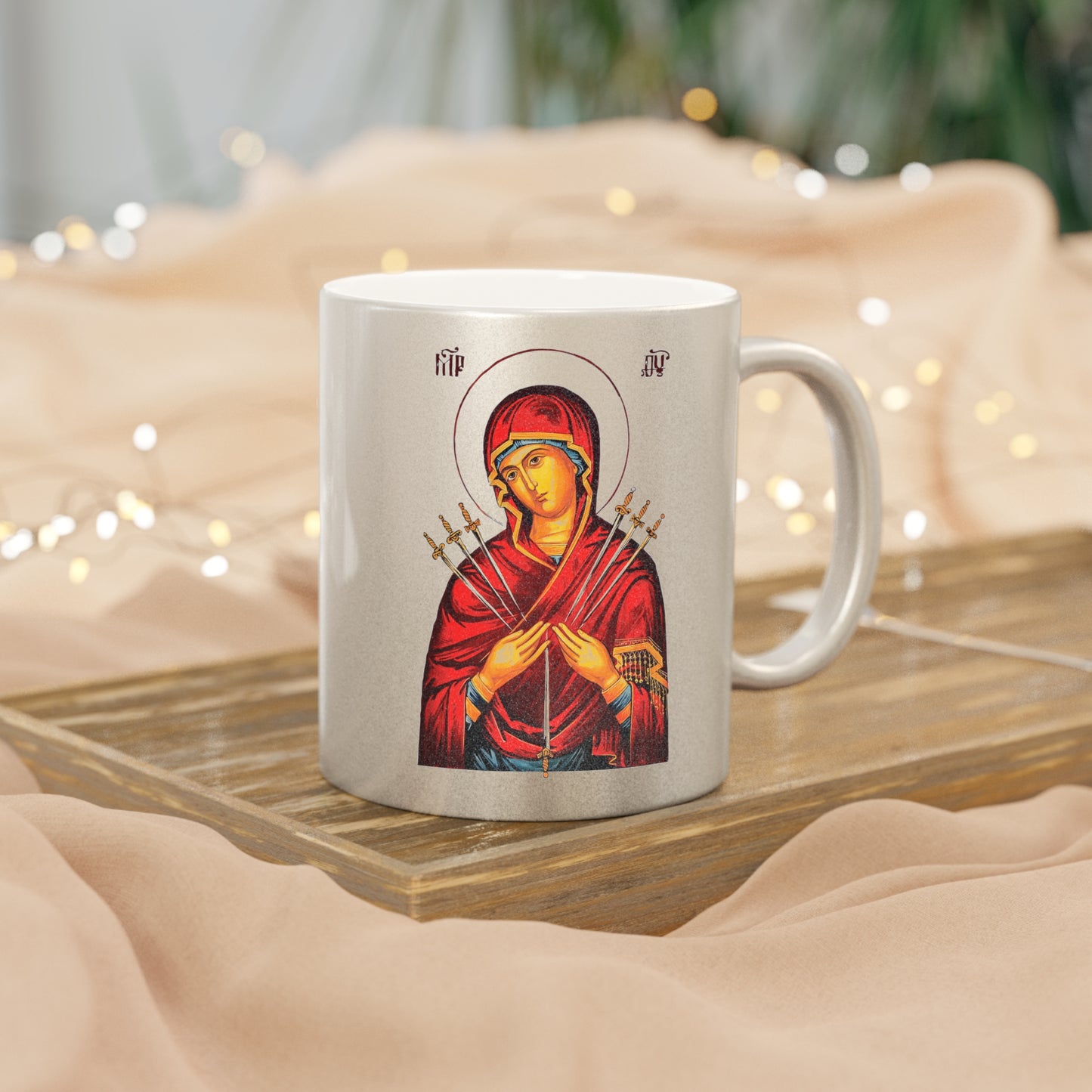 Our Mother Of Sorrows #MetallicMug (Silver / Gold)