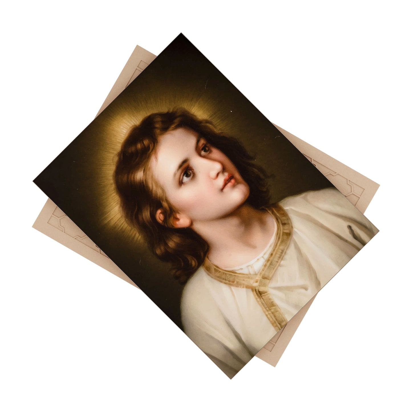 Young Christ Ceramic Icon Tile Size 6" × 8"