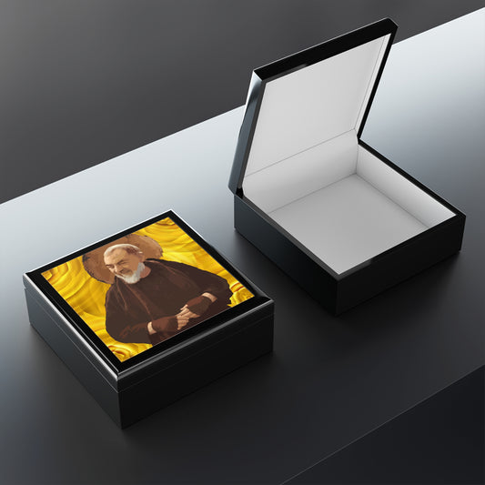 St. Padre Pio #JewelryBox #ReliquaryBox