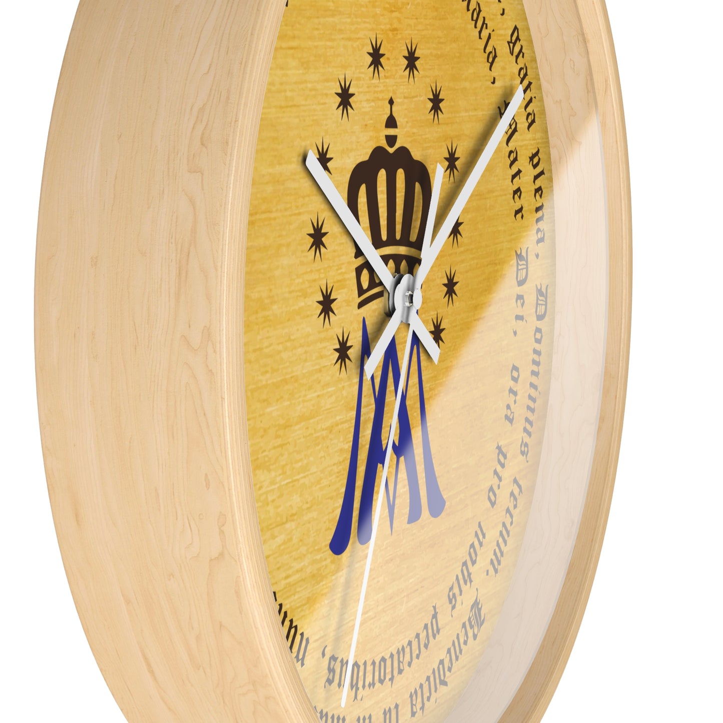 Hail Mary (Latin: Ave Maria) #WallClock