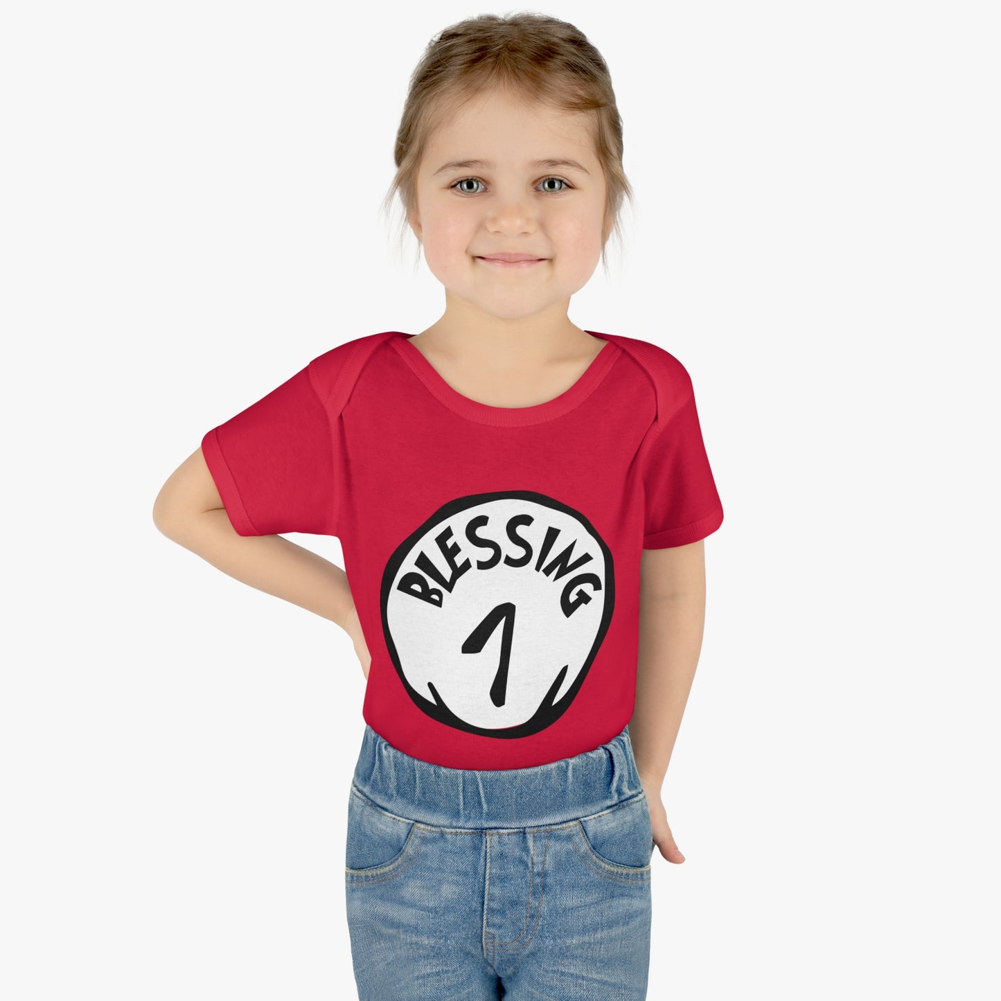Blessing 1 - Infant Baby Rib Bodysuit - Count your Blessings