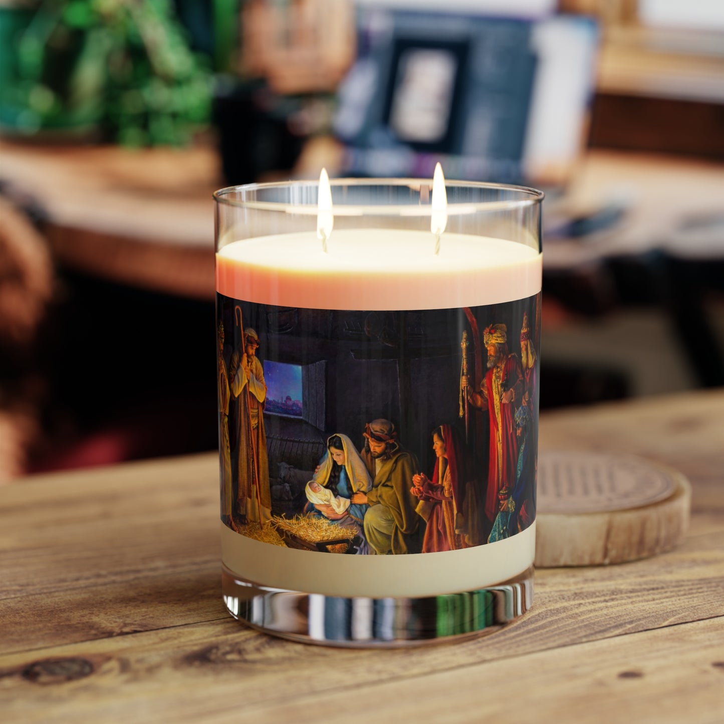 Nativity Scene #Christmas - Scented #Candle, 11oz