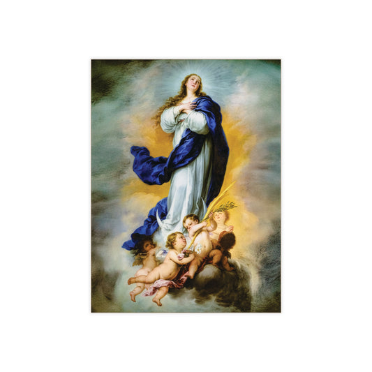 La Inmaculada de Aranjuez – Sacred Art Ceramic Icon Tile (6×8 inches) Virgin Mary Immaculate Conception patroness of the United States