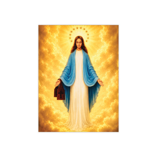 Our Lady of Mount Carmel of Garabandal Ceramic Devotional Tile (6×8 inches) Spain