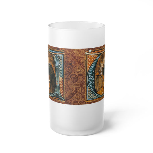 Medieval Glory - Frosted Glass Beer Mug
