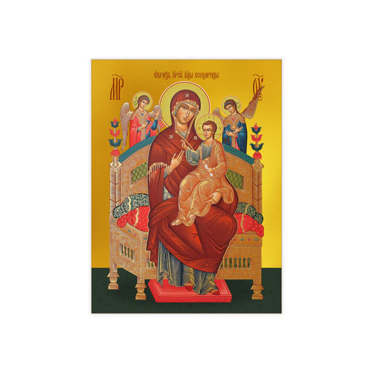 Icon of the Mother of God “Vsesaritsa” (SKU: 1176) Ceramic icon Tile Size 6" × 8"