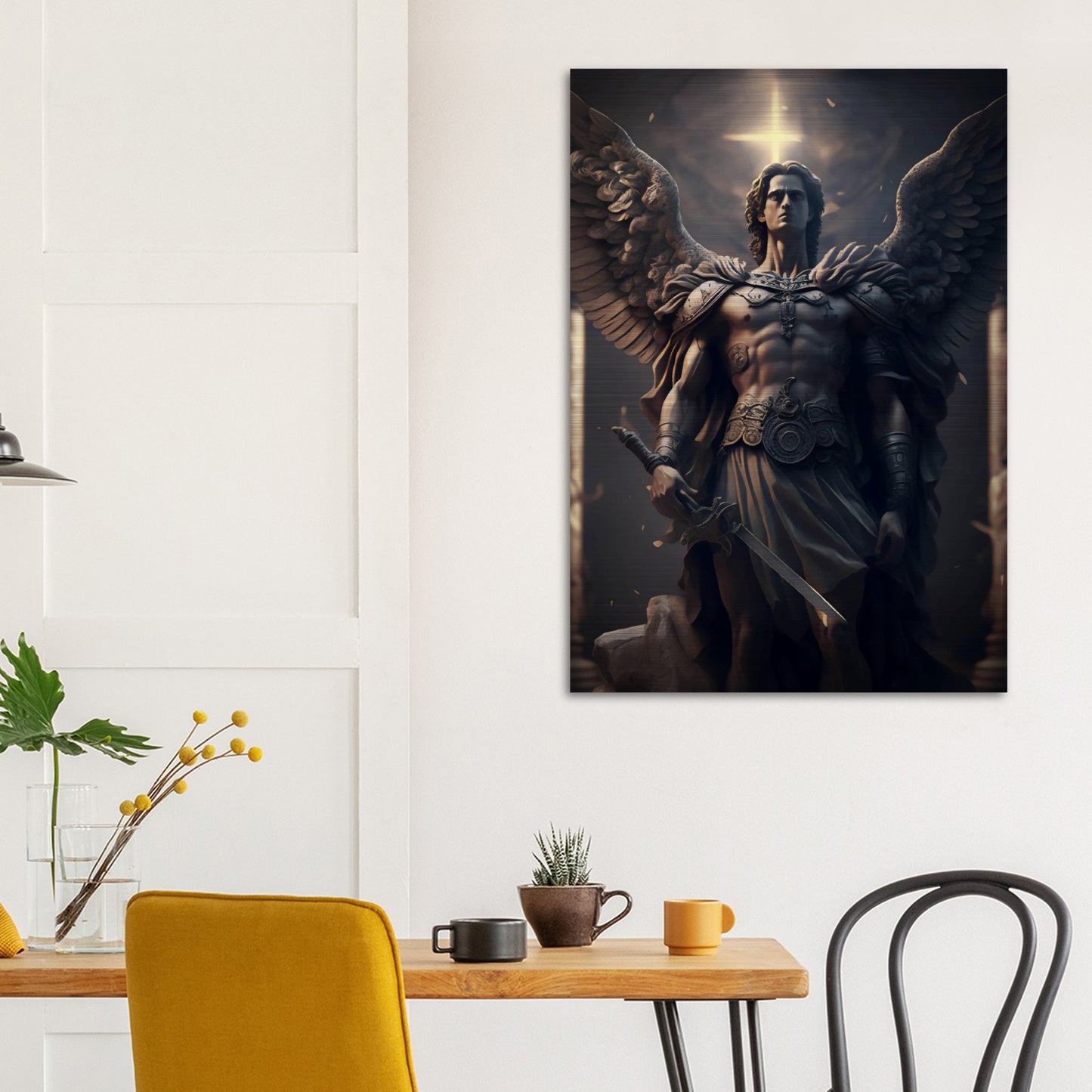 Prince of the heavenly hosts ✠ Brushed Aluminum Print