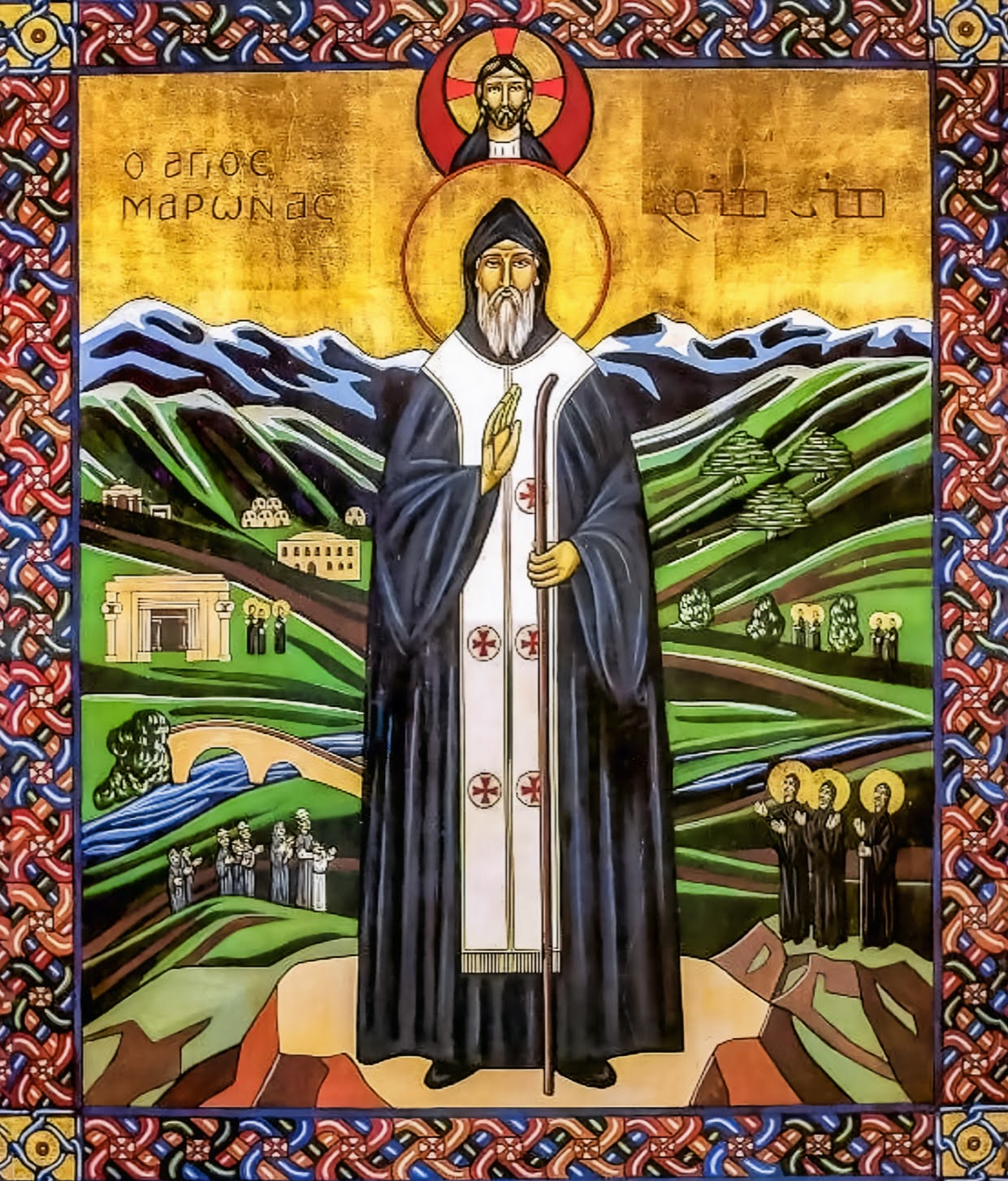 Pearl Print - Father Maron of Syria Icon