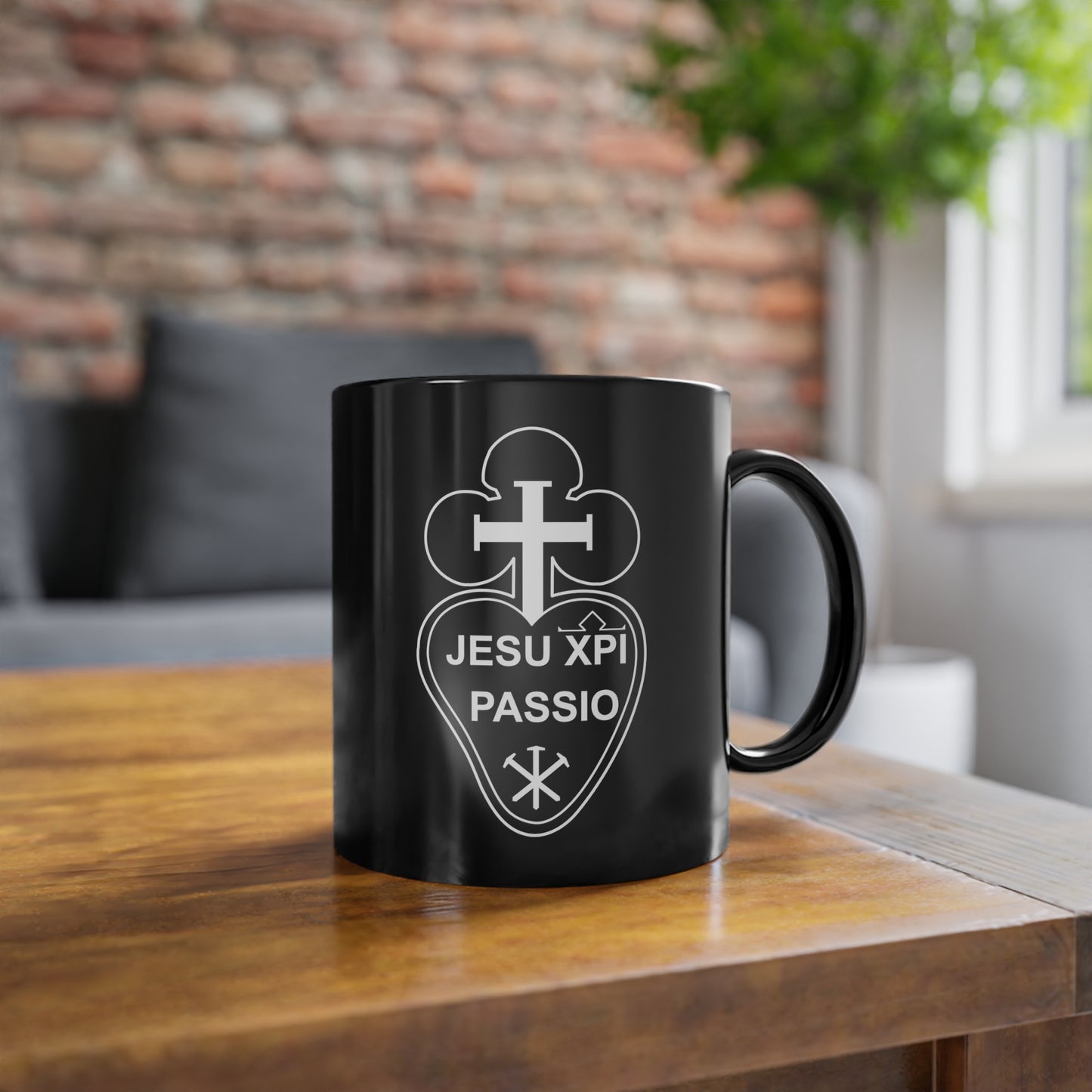 Passionist Black Coffee Cup, 11oz