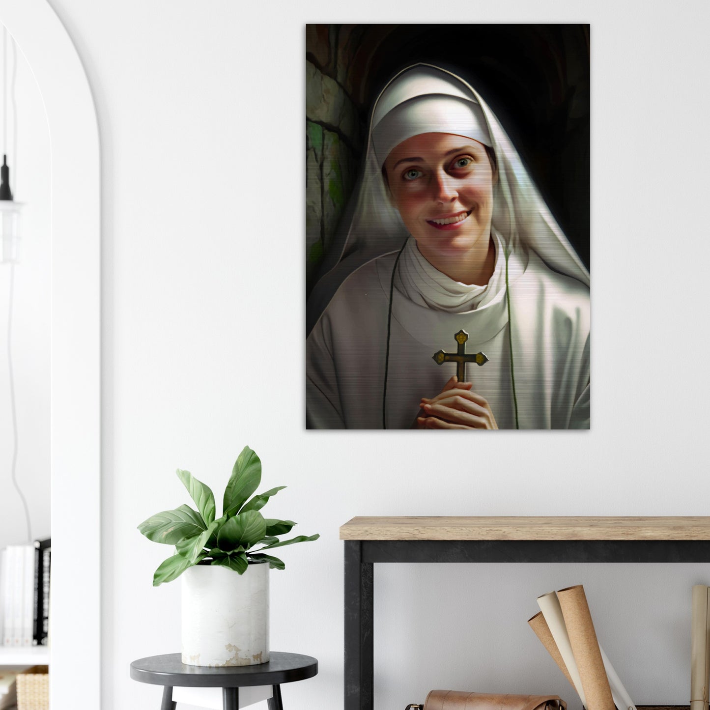 Sr. Clare Crockett, SHM Brushed Aluminum Print