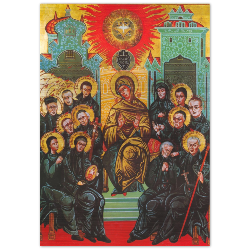 Passionist Saints and Blessed - Brushed Aluminum Print