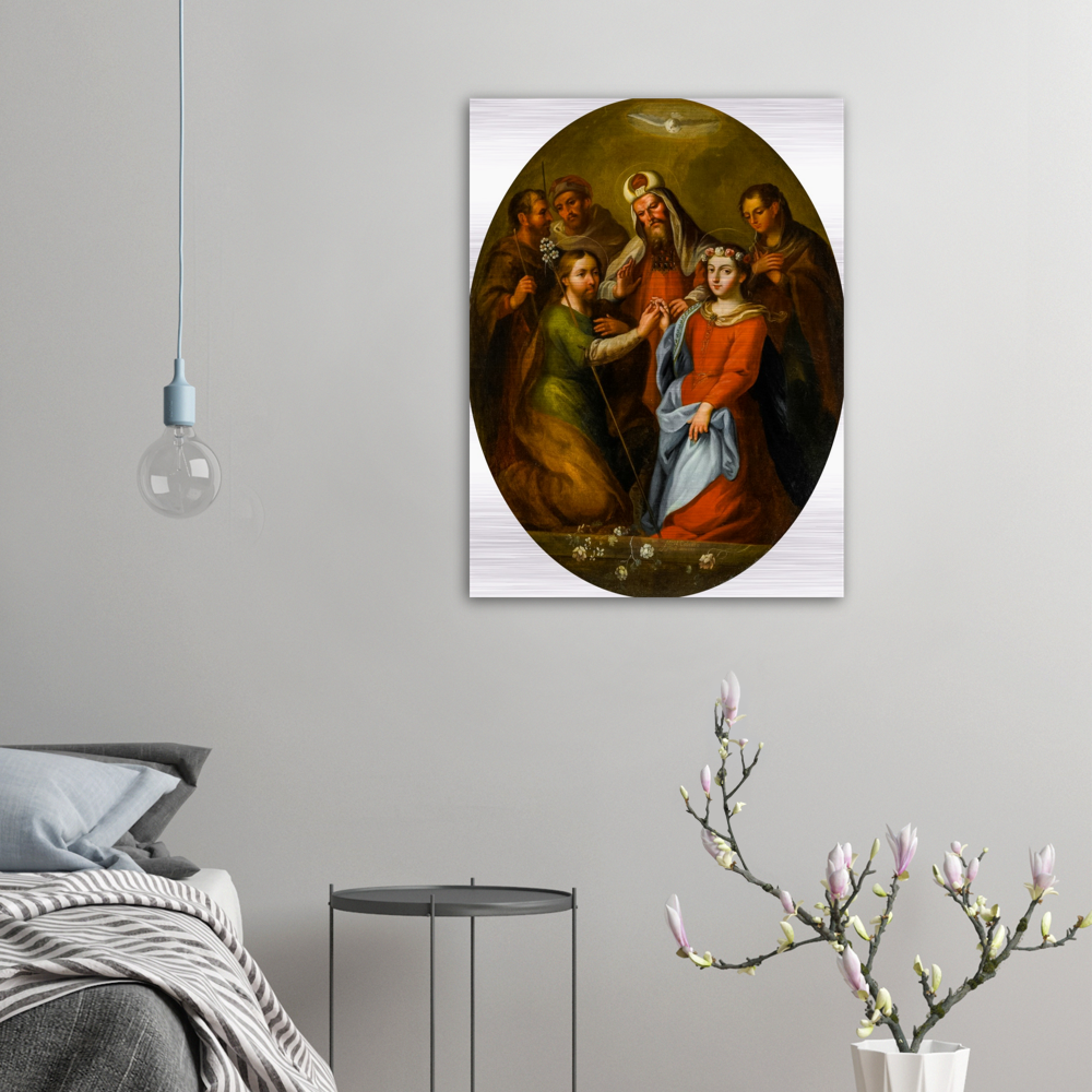 The Marriage of the Virgin - Brushed Aluminum Print