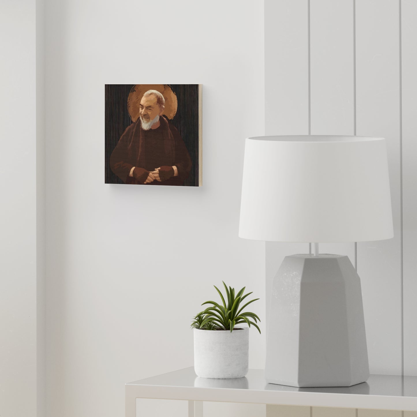 Saint Padre Pio of Pietrelcina #WoodCanvas