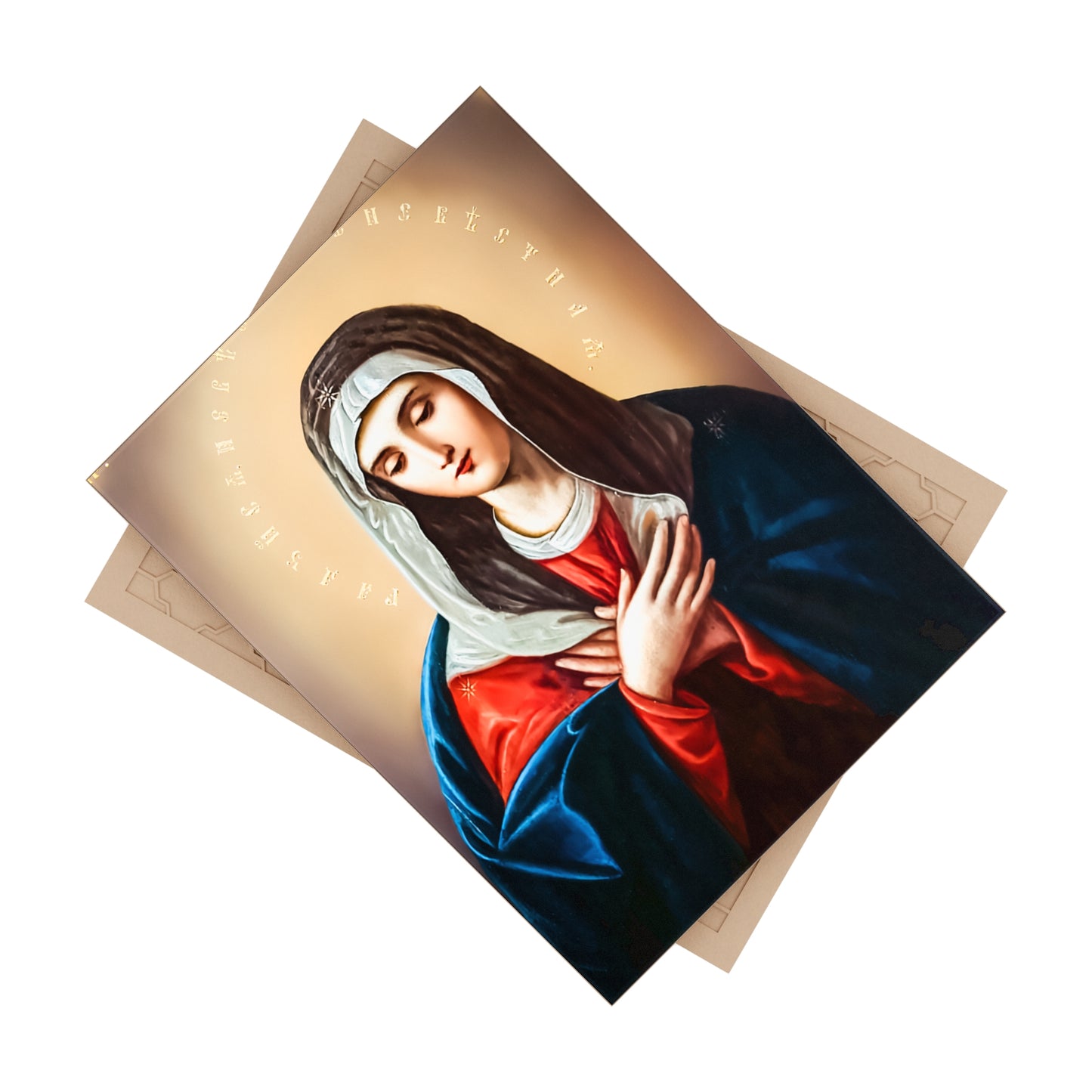 Joy of All Joys Icon. Seraphimo-Diveyevskaya icon of The Most Holy Theotokos Ceramic Icon Tile Size 6" × 8"