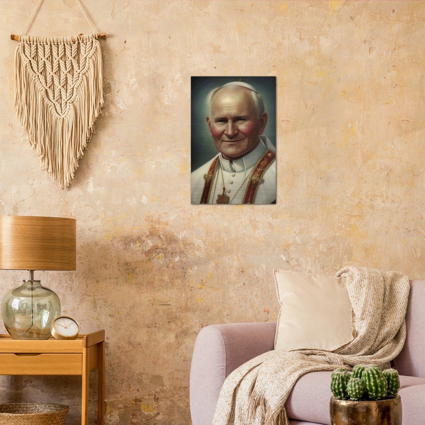 Prayer Of St. John Paul II For Guidance ✠ Brushed Aluminum Icon