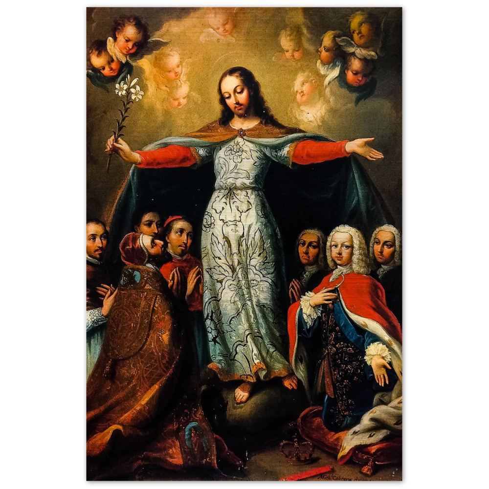 The patronage of Saint Joseph - Brushed Aluminum Print