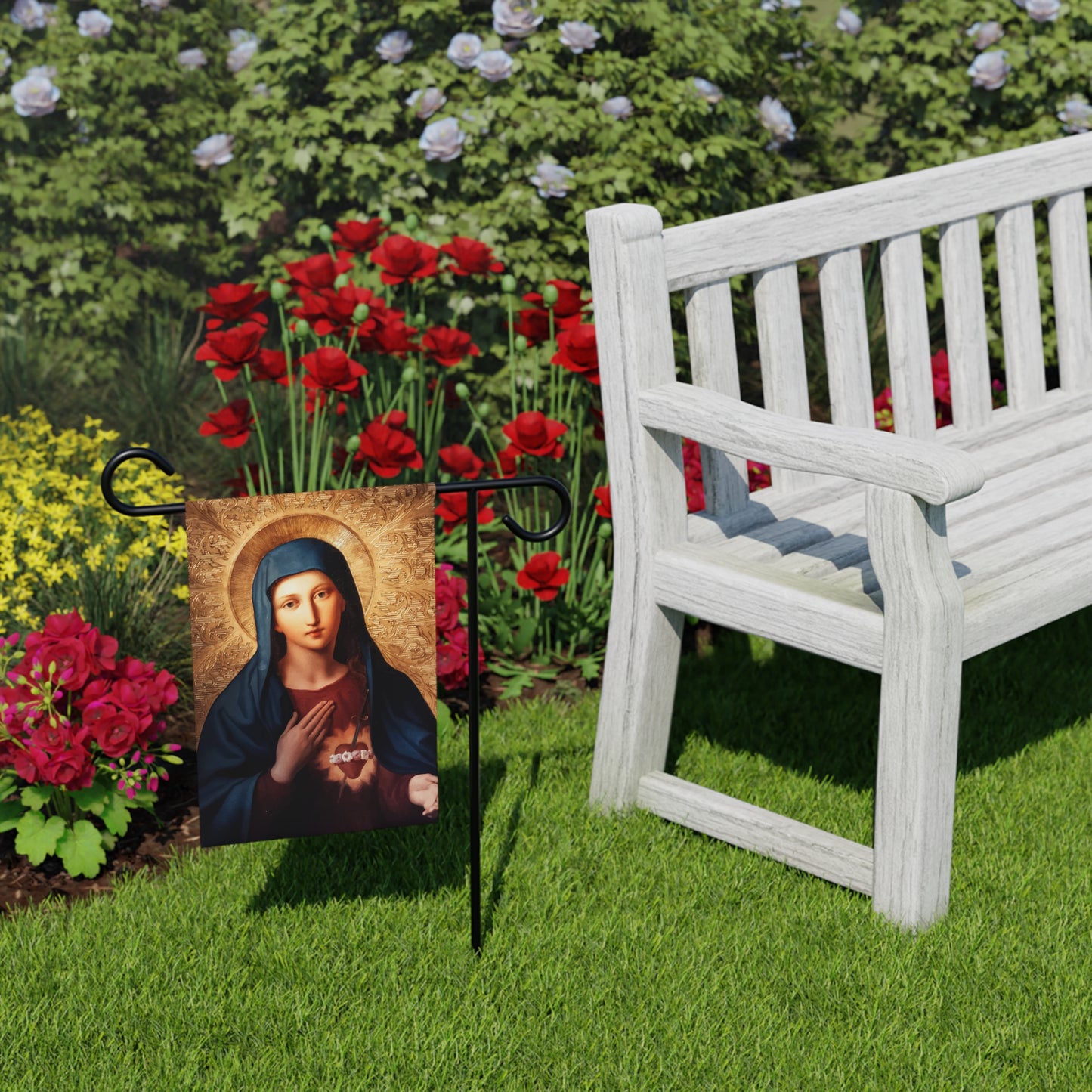 Immaculate Heart of the Blessed Virgin Mary – Garden Banner