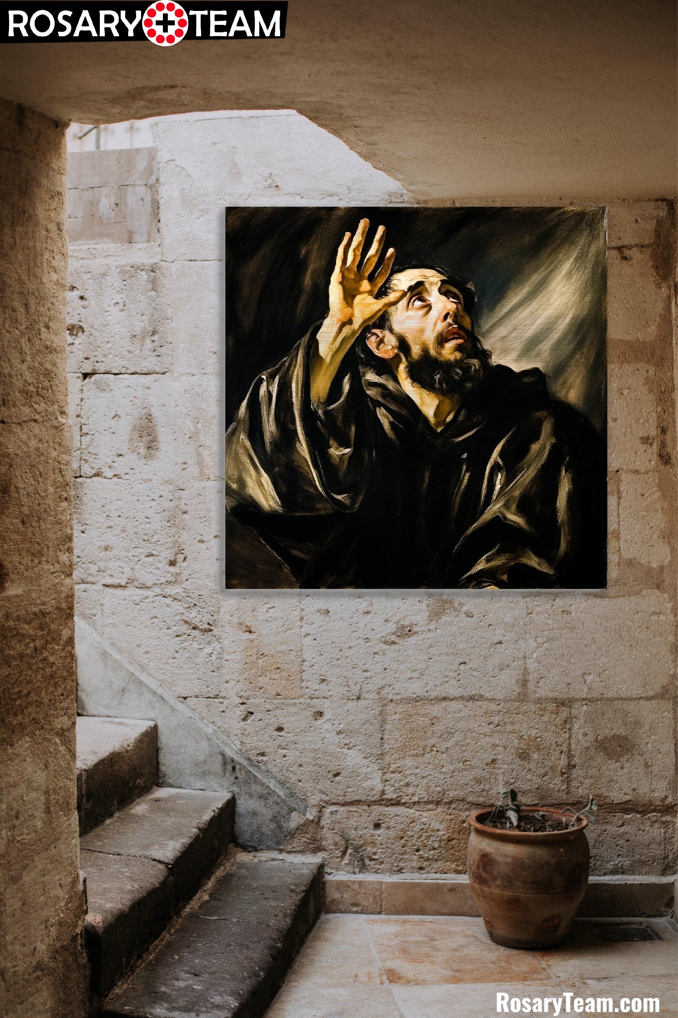 Maronite Saint Nimatullah Youssef Kassab Al-Hardini - Brushed Aluminum Icon