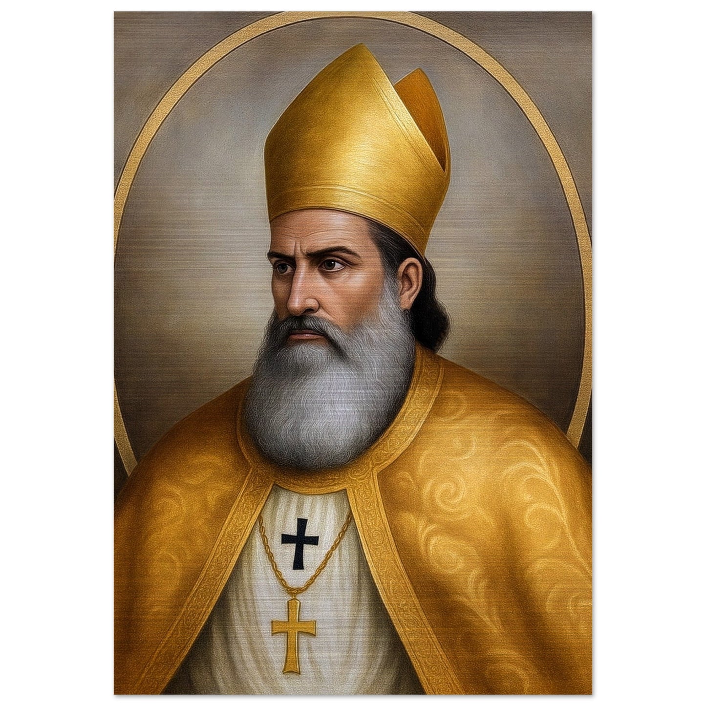 Pearl Print - Print of Maronite Patriarch Stephen El Douaihy – Artwork