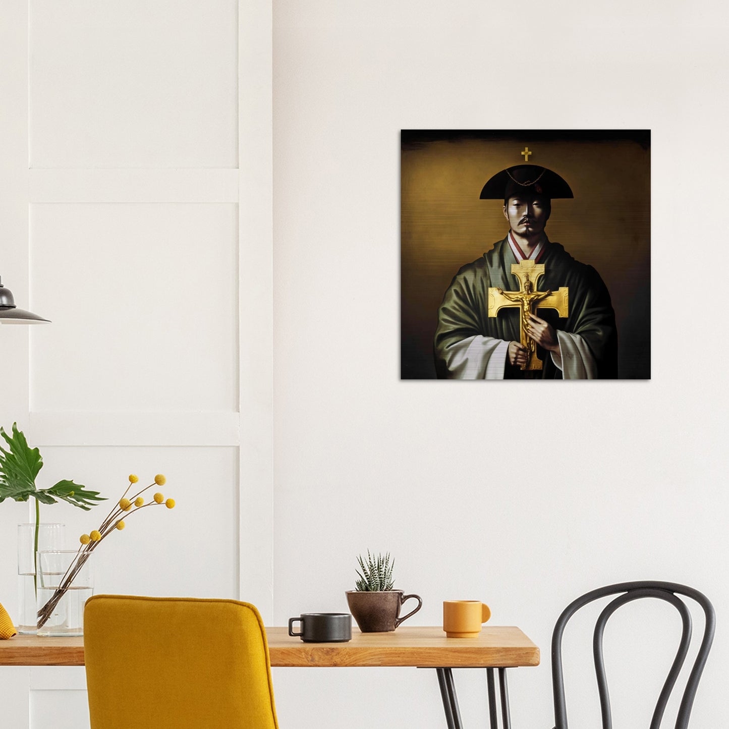 Saint Andrew Kim Taegon ✠ Brushed Aluminum Icon