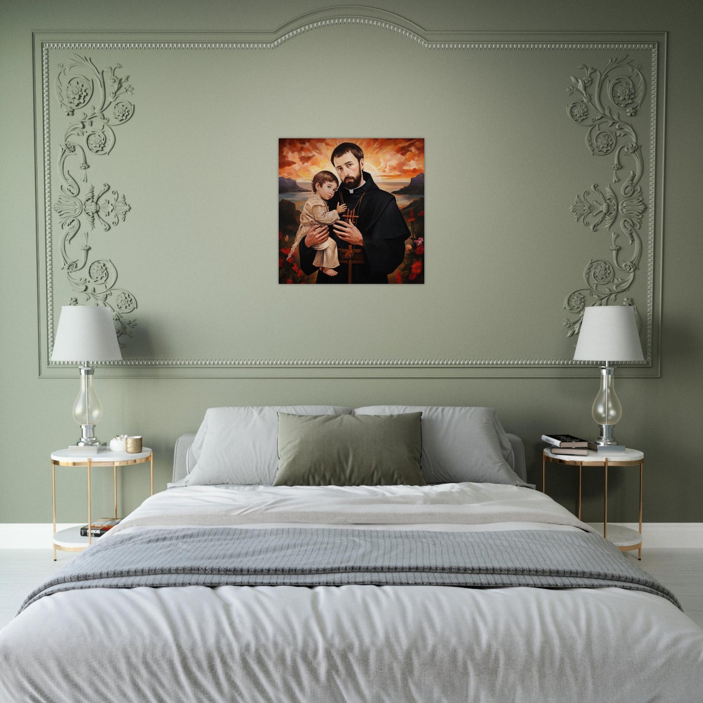 St. Francis Xavier icon Brushed Aluminum