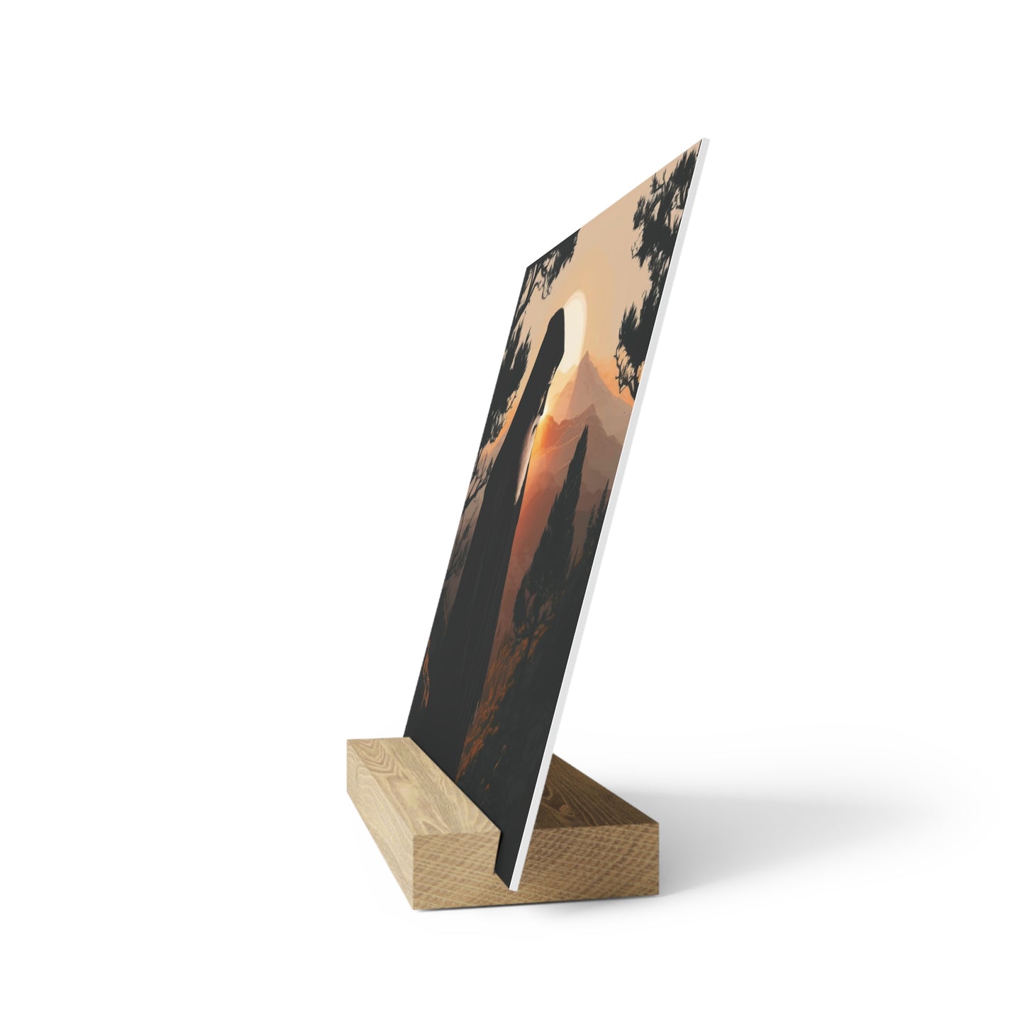 Saint Charbel, loved by God + Icon Gallery Board with Stand