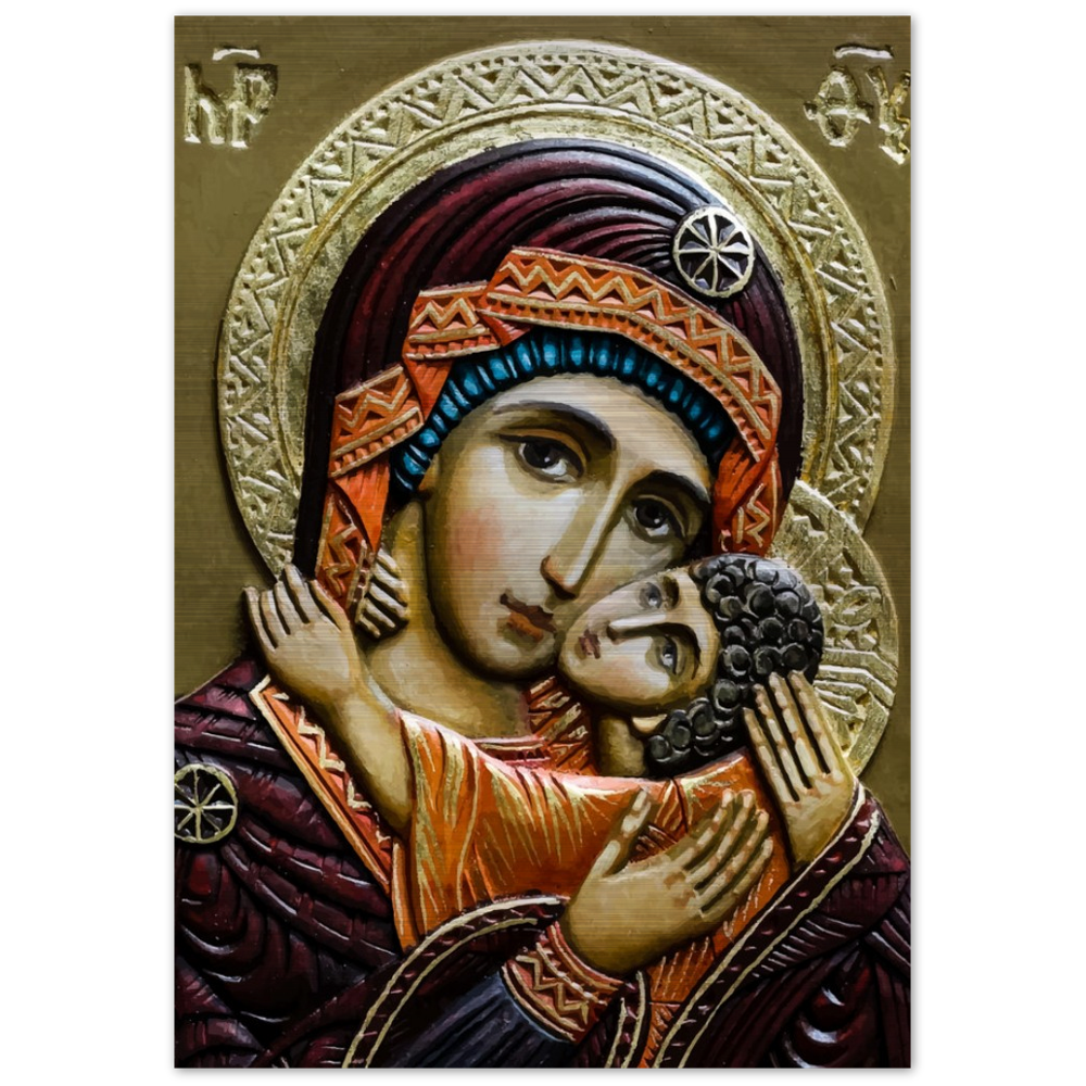 Mother of God - Brushed Aluminum Print