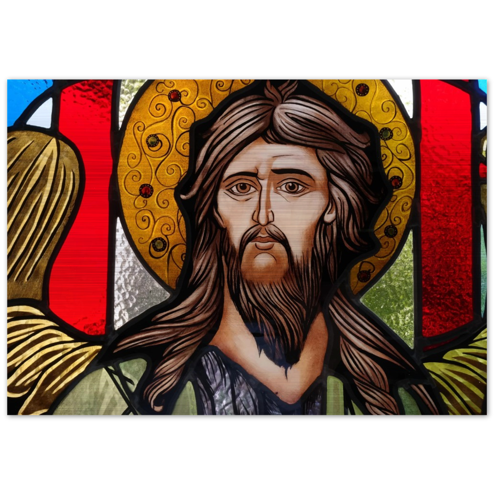 Prophet and Forerunner John the Baptist Brushed Aluminum Print