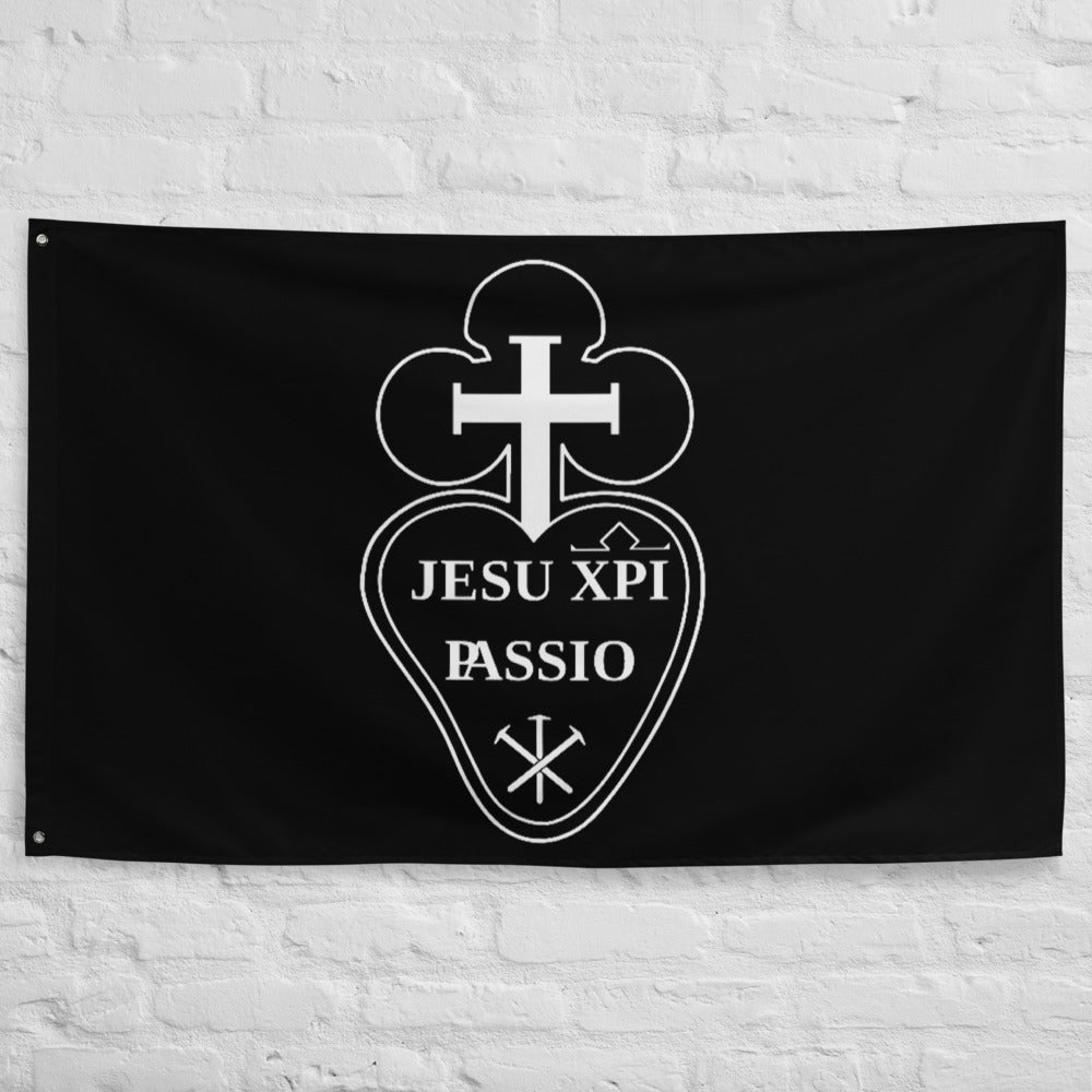 Passionist Flag ✠ 34½ x 56 inches (87.6x142.2 cm)