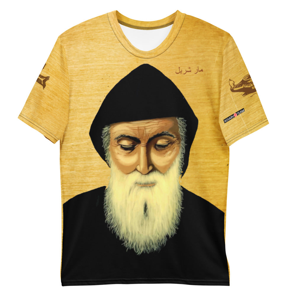 St. Charbel Maronite Catholic Priest T-shirt