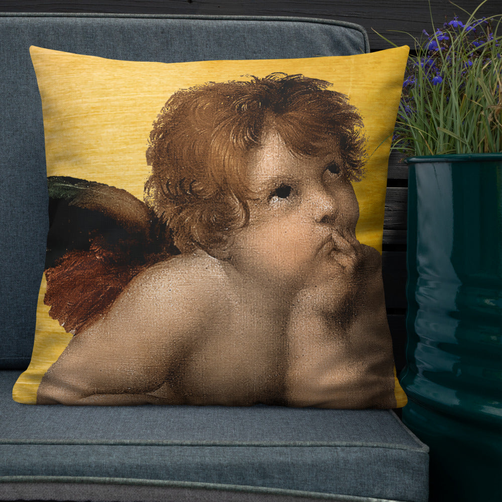 Raffaello - Two Cherubs - Premium Pillow