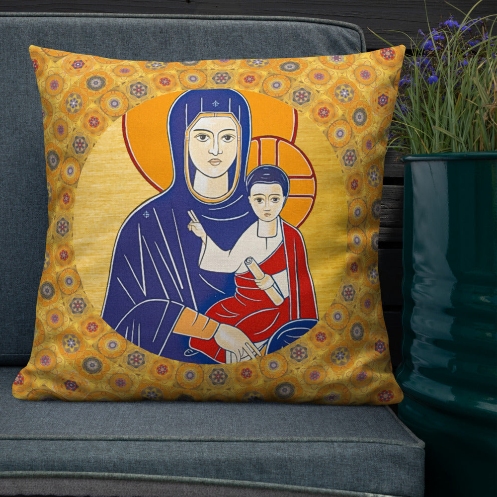 Our Lady Maronite Icon - Premium Pillow