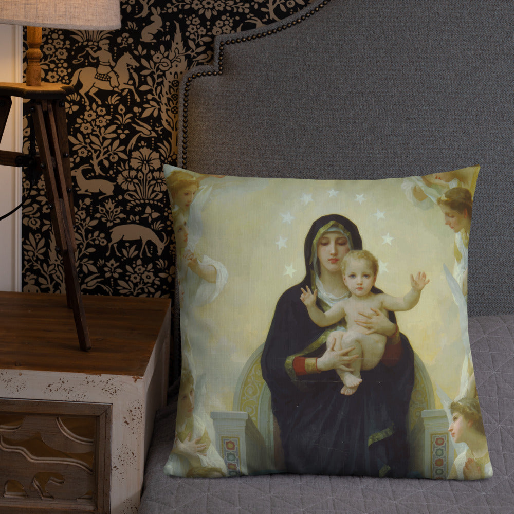 Regina Angelorum (Bouguereau) Premium Pillow
