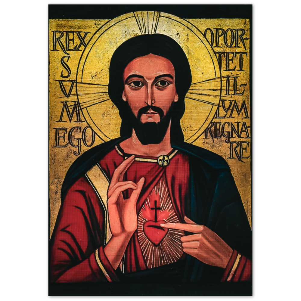 Rex sum ego. ✠ Brushed #Aluminum #MetallicIcon #AluminumPrint