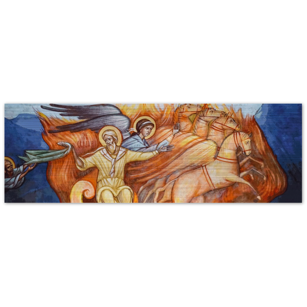 Holy Prophet Elijah Brushed Aluminum Print