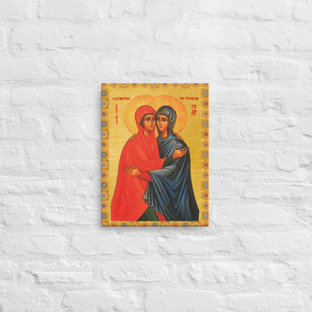 Visitation Icon - Canvas