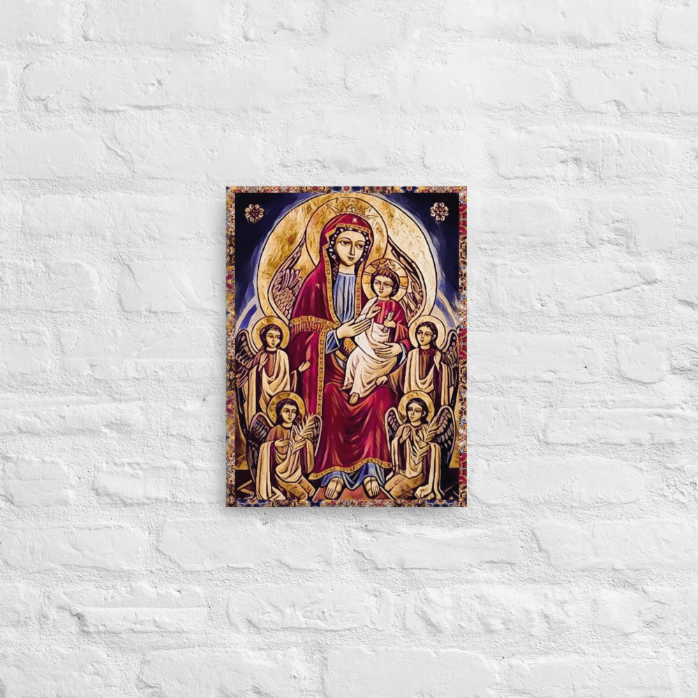 Theotokos (coptic) Blessed Mother Mary - Canvas