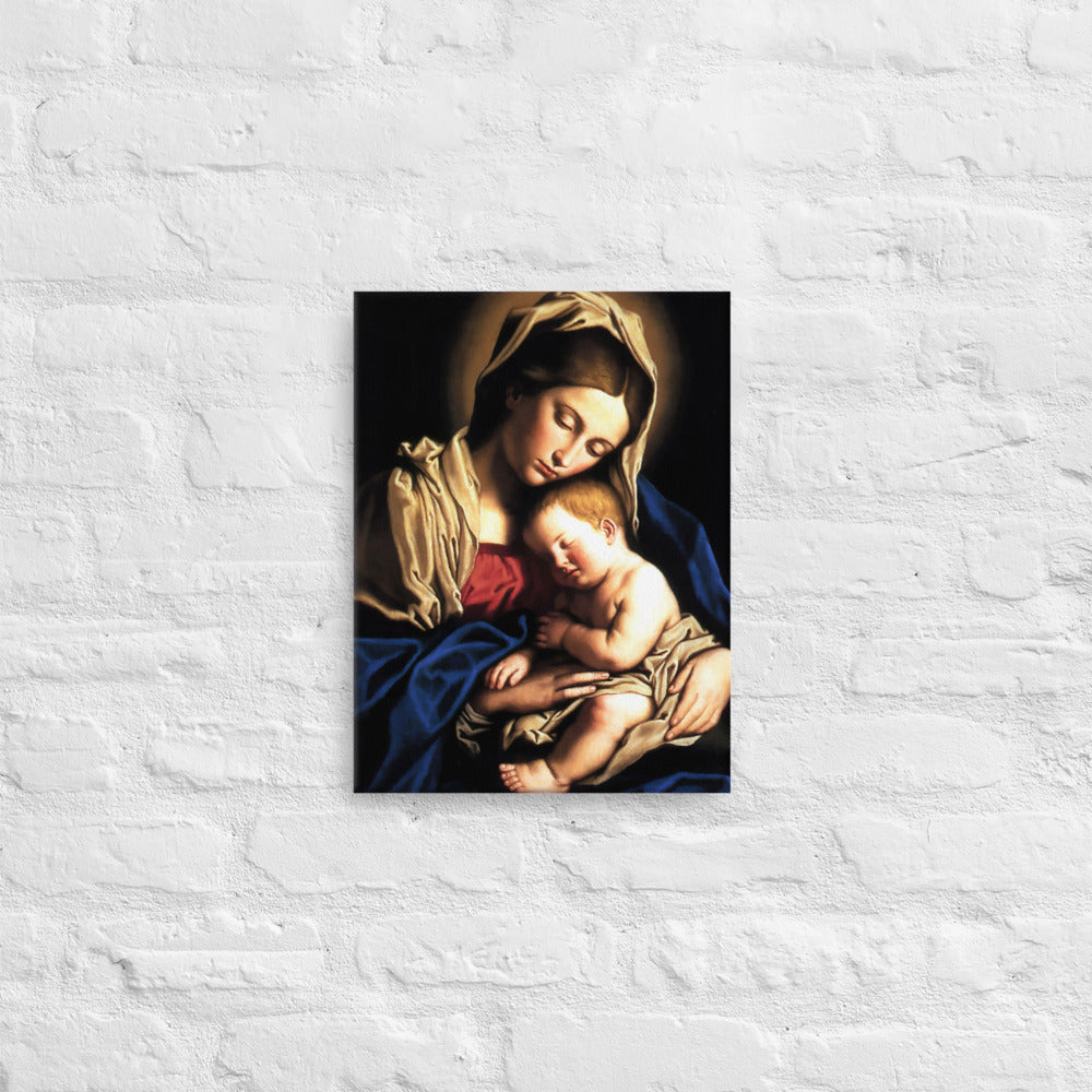 Madonna and Child (Sassoferrato) Canvas
