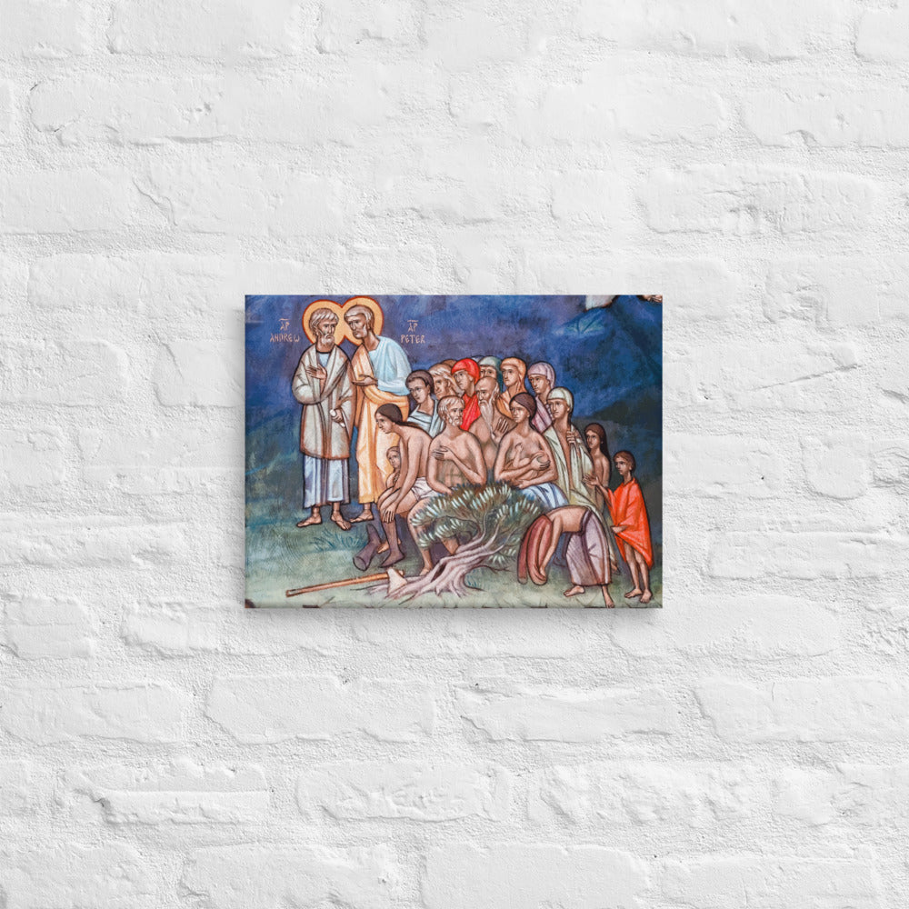 People preparing for Baptism - Canvas