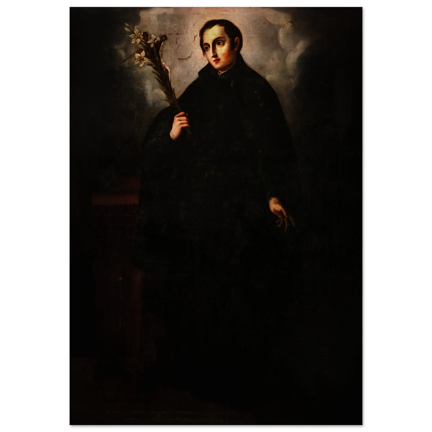 Pearl Print - Saint Aloysius Gonzaga – Sacred Art Reproduction