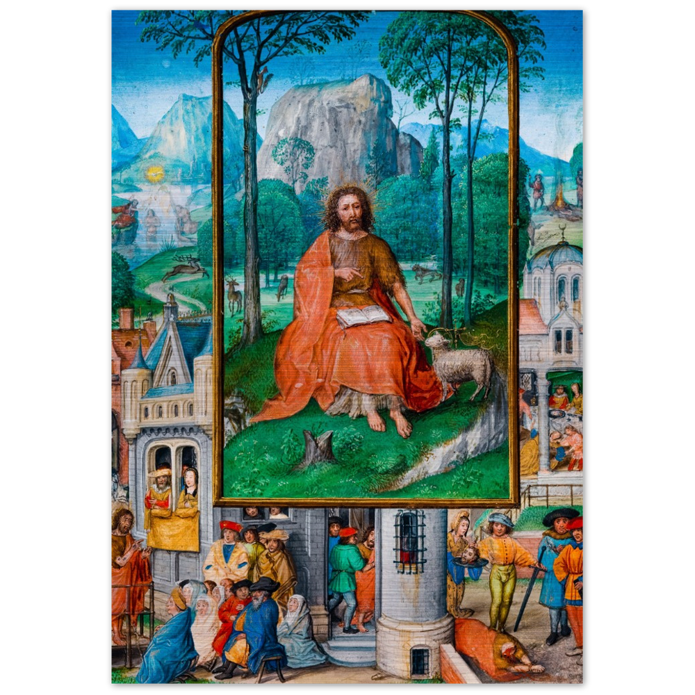 The Life of St John the Baptist ✠ Brushed #Aluminum #AluminumPrint