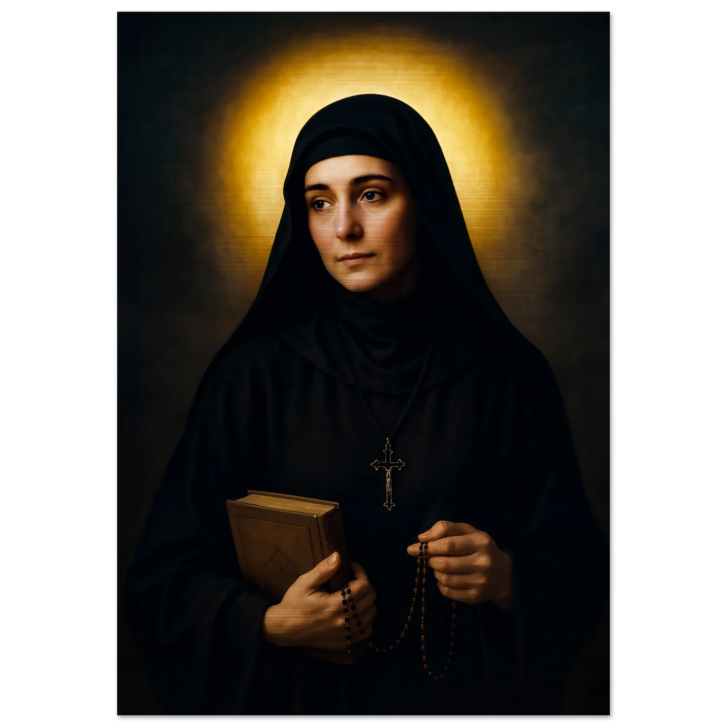 Pearl Print - St. Rafqa Maronite Nun Icon