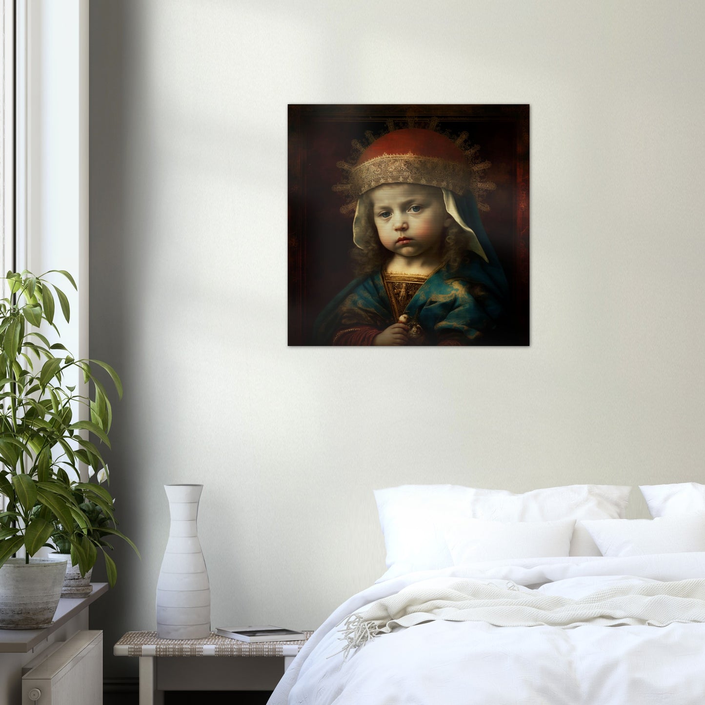 Jesus, lover of chastity. have mercy on us✠ Brushed Aluminum Icon