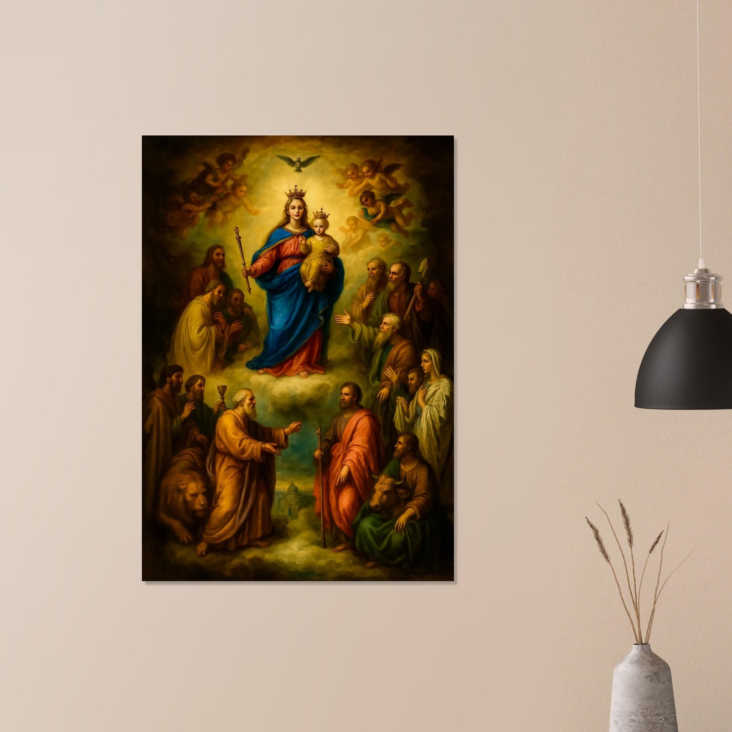 Pearl Print - Prayers of the Auxilium Christianorum – Mary Helper of the Christian Icon