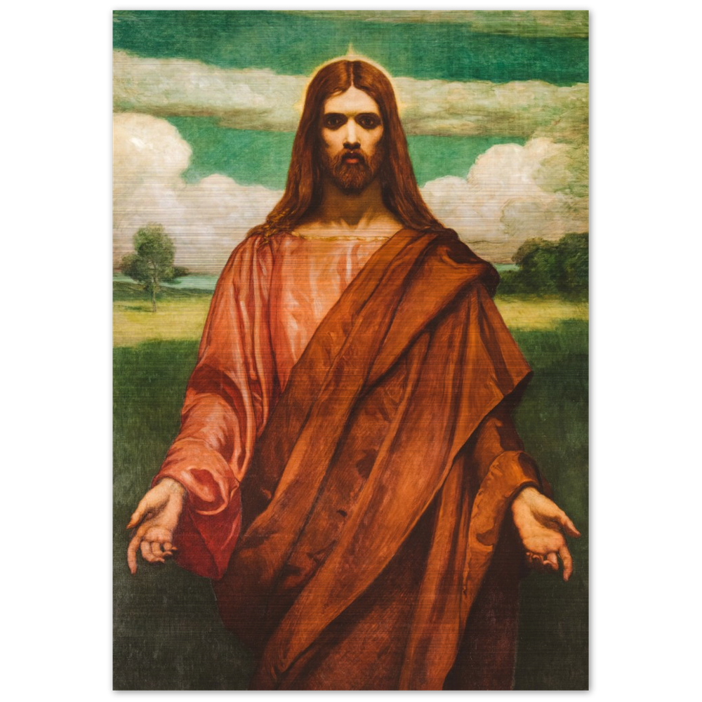 Christ ✠ Brushed #Aluminum #MetallicIcon #AluminumPrint