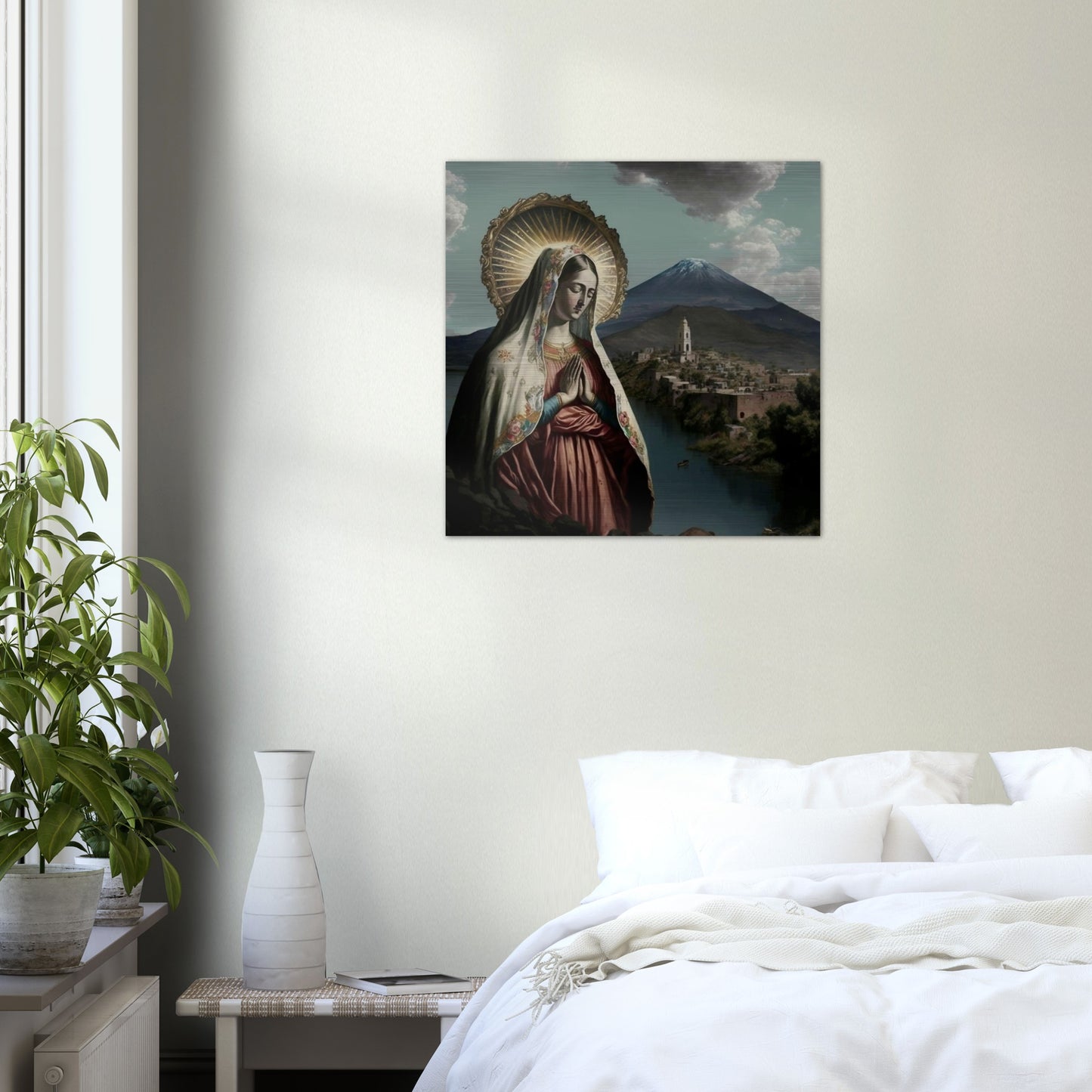 Mother of Mercy ✠ Brushed Aluminum Icon