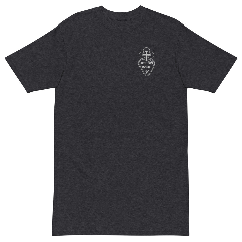 Passionist embroidered - premium heavyweight tee