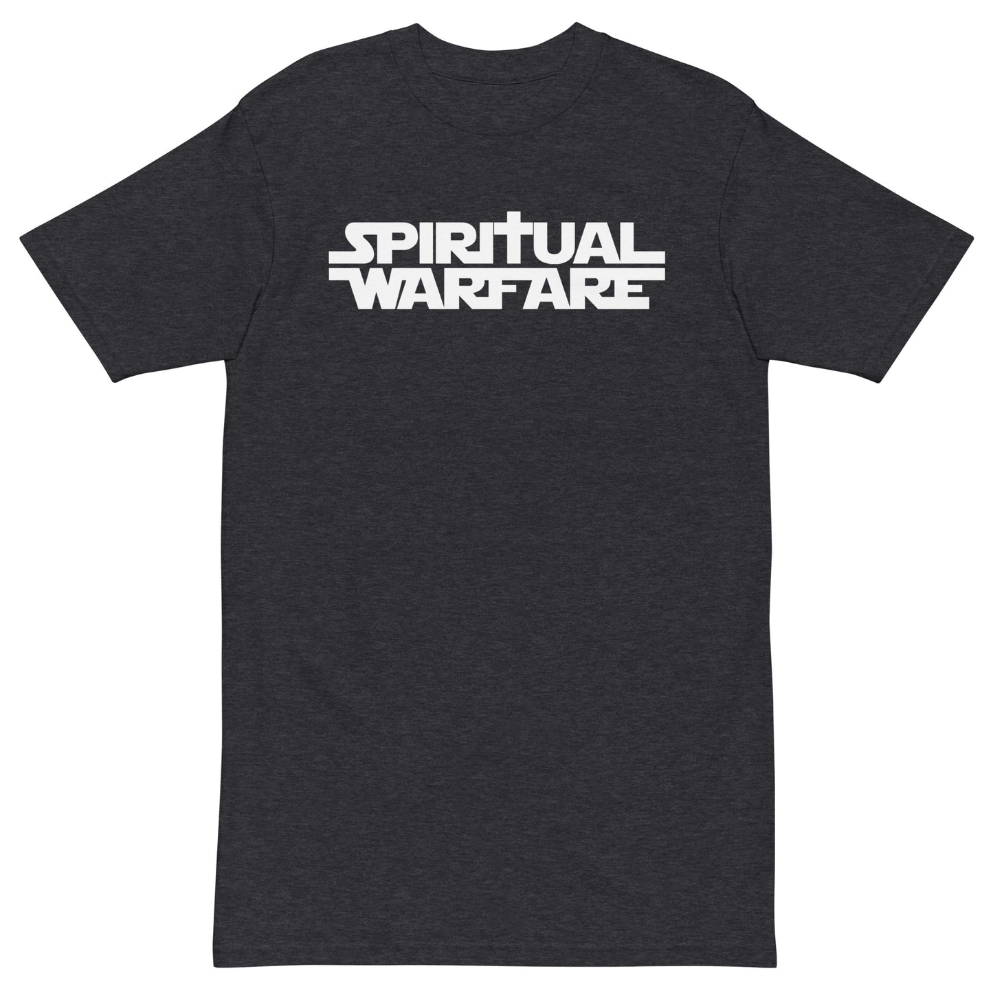Spiritual Warfare premium heavyweight tee